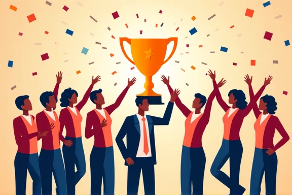 Ilustrace nového projektu nebo úspěchu studia