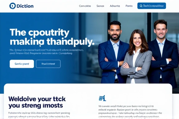 Ukázka projektu korporátního webu