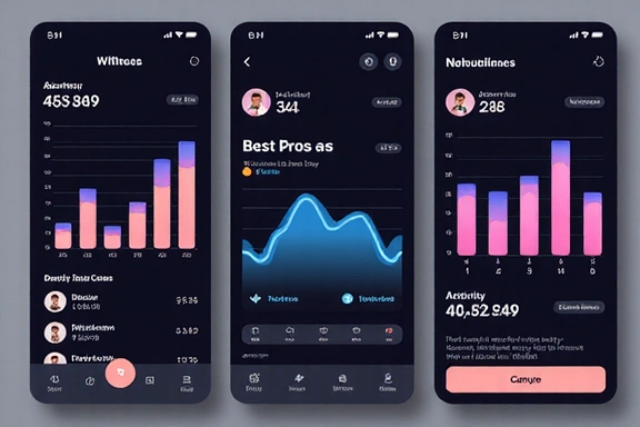 Ukázka projektu mobilní aplikace pro fitness